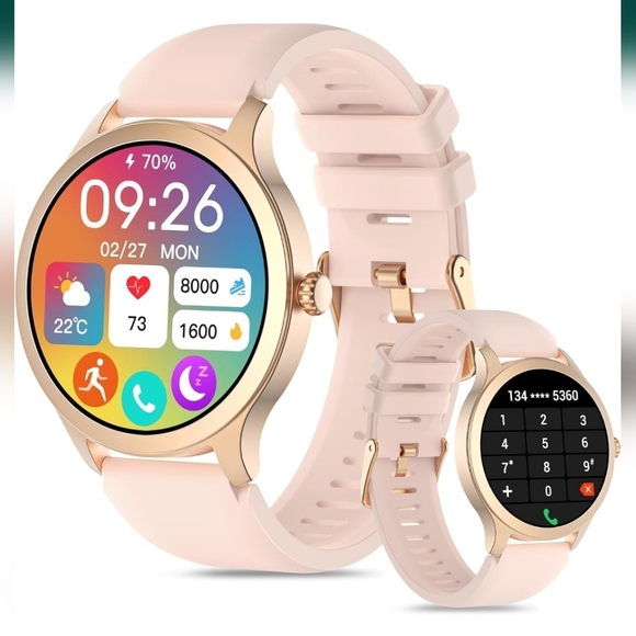 Tensky Other - Tensky Smart Watch, pink and gold, OS